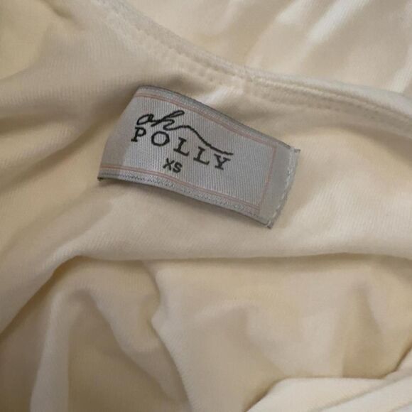 Oh Polly Hallie Modal Halterneck Maxi Dress in White - Picture 7 of 8